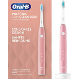 Elektrische tandenborstel Oral B Pulsonic Slim clean 2 000 roze 1×1 st, elektrische tandenborstel