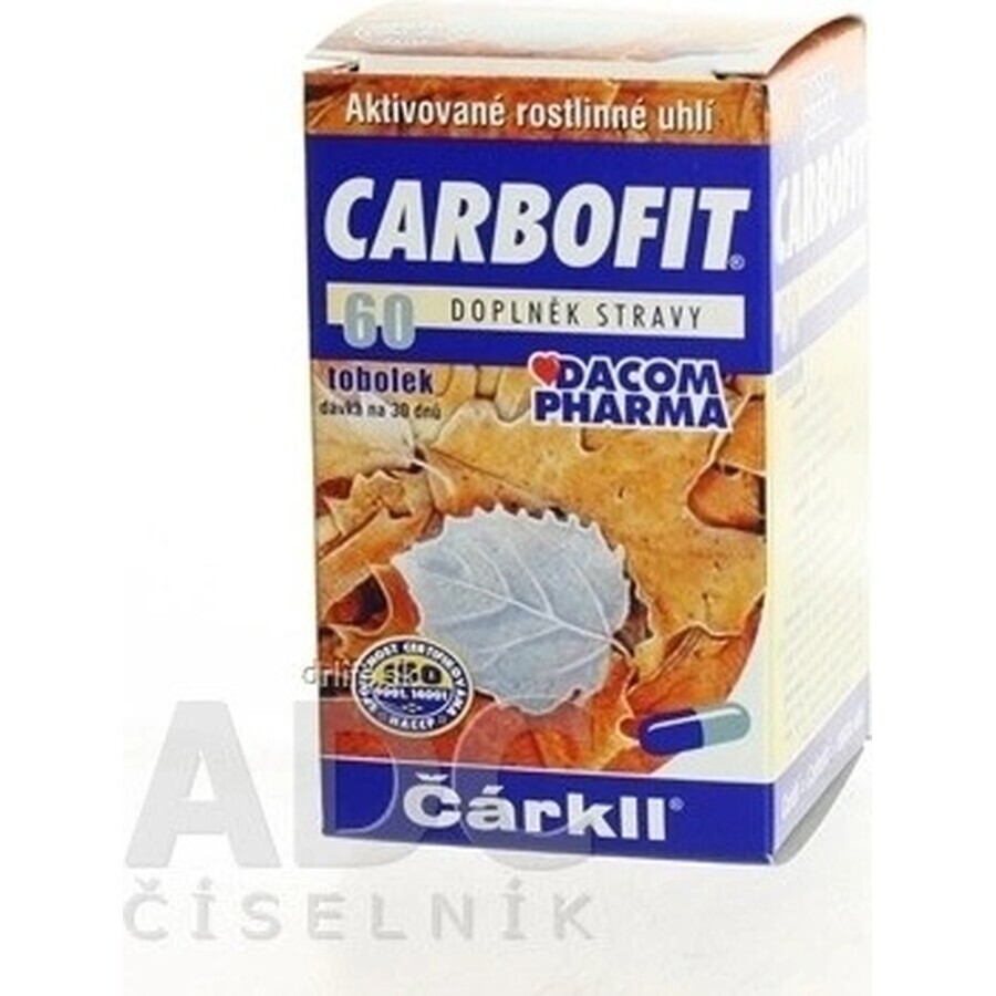 CARBOFIT Houtskool 1×60 cps, geactiveerde houtskool