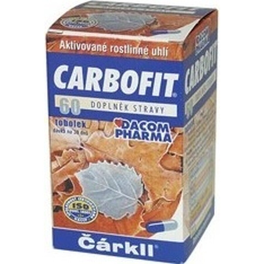 CARBOFIT Houtskool 1×60 cps, geactiveerde houtskool