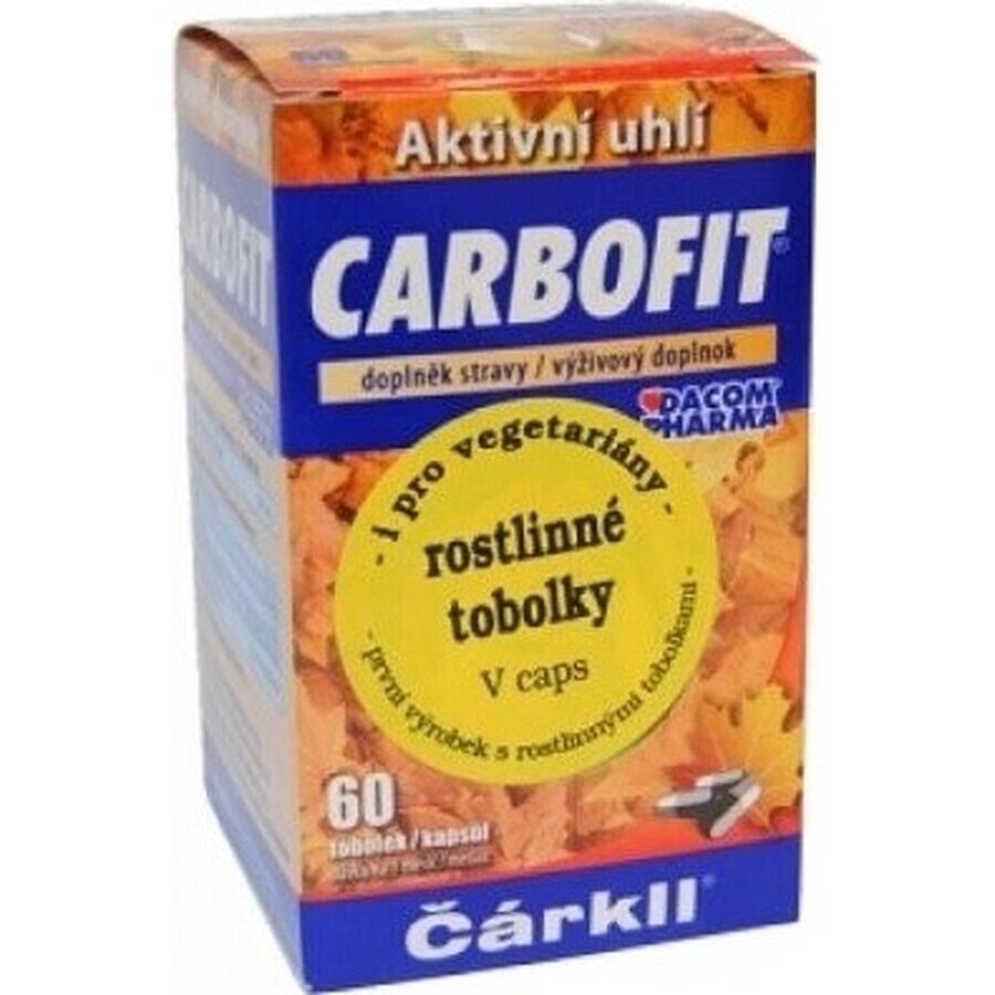 CARBOFIT Houtskool 1×60 cps, geactiveerde houtskool