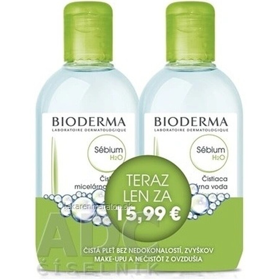 BIODERMA Sébium H2O FESTIVAL 2×250 ml