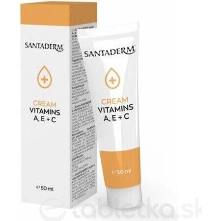 SANTADERM CREAM VITAMINE A, E + C vitamin cream for dry and exfoliated skin 1x50 ml