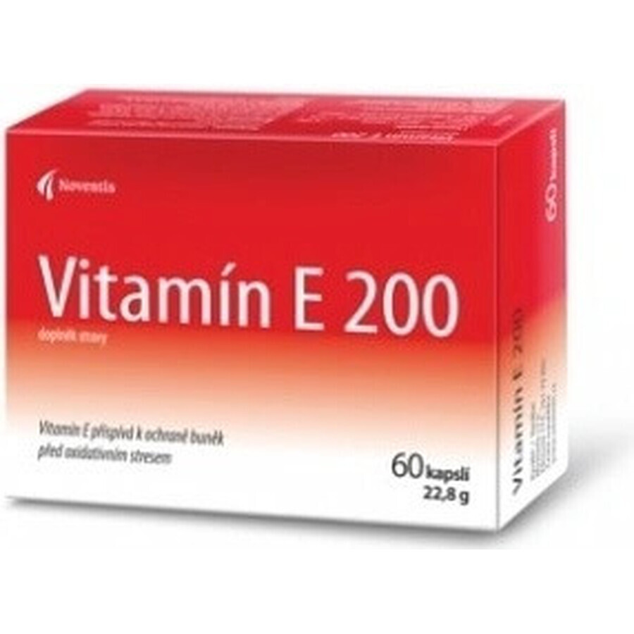 GENERICA Vitamine E 200 U.I. 1×60 cps, voedingssupplement