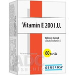 GENERICA Vitamine E 200 U.I. 1×60 cps, voedingssupplement