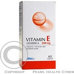 GENERICA Vitamine E 200 U.I. 1×60 cps, voedingssupplement