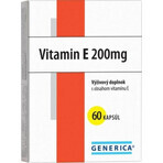 GENERICA Vitamine E 200 U.I. 1×60 cps, voedingssupplement