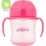 Dr.Brown's Soft Mug 180 ml Da 6 mesi rosa 1×1 pz, tazza rosa, 6m+