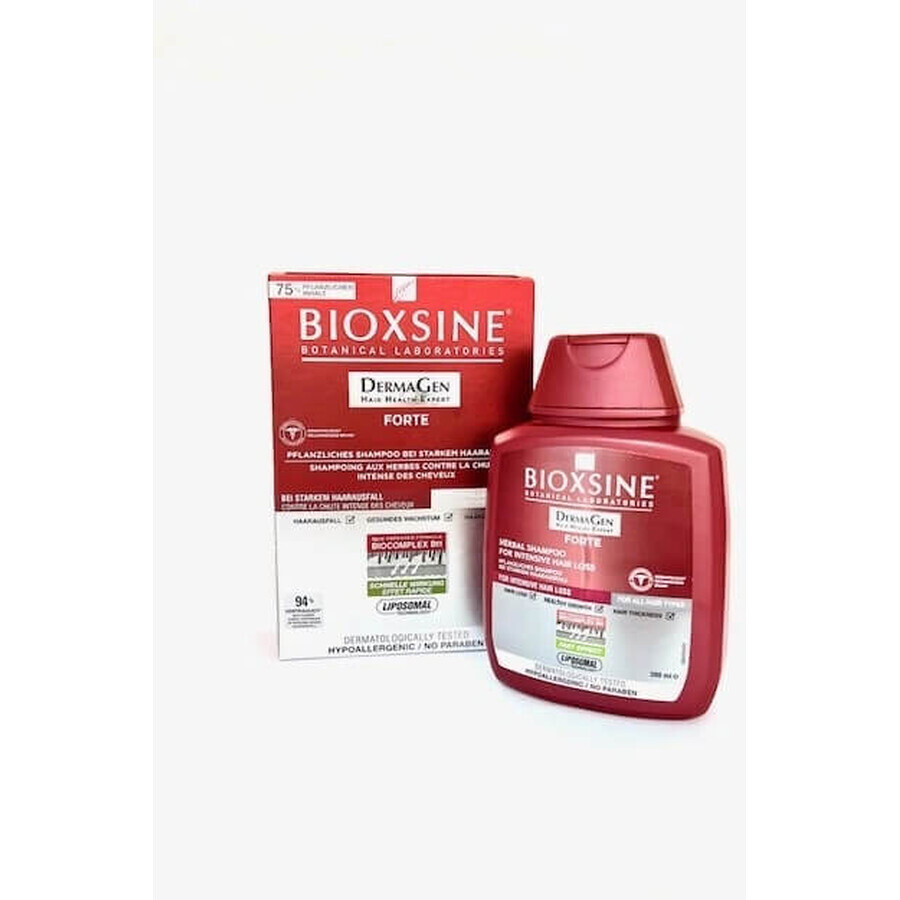 BIOXSINE Șampon FORTE toate tipurile de păr 1×300 ml, împotriva căderii părului