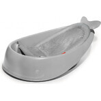 SKIP HOP Bañera con cojín ergonómico Moby trifásico Moby 1×1 piezas, gris