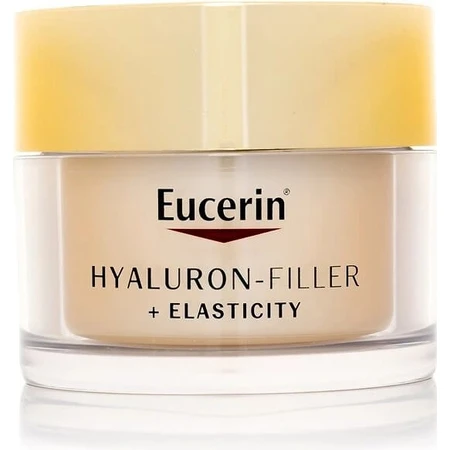 Eucerin HYALURON-FILLER+ELASTICITY krem na dzień 1×50 ml, wypełnia głębokie zmarszczki: ceny i cechy