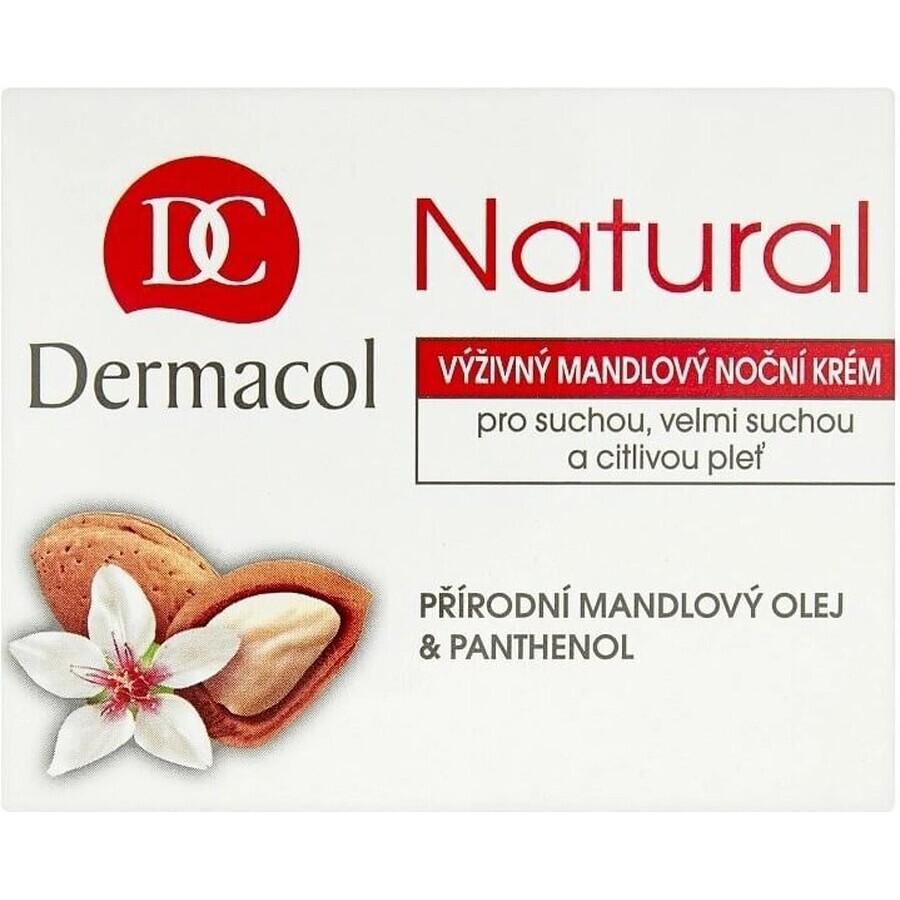 DERMACOL NATURAL Amandel Nachtcrème 1×50 ml, nachtcrème