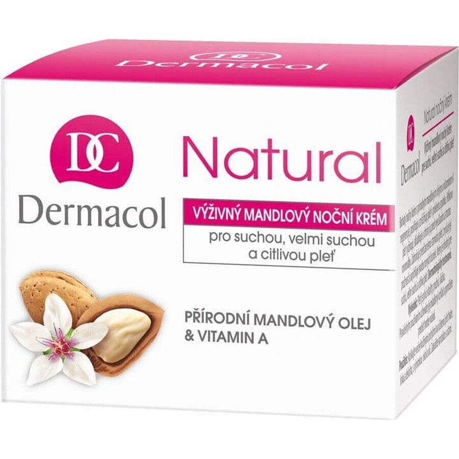 DERMACOL NATURAL Amandel Nachtcrème 1×50 ml, nachtcrème