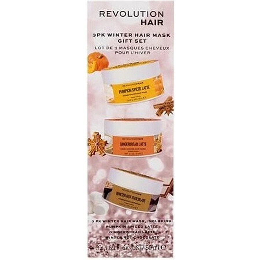 Revolution Haircare, 3pk Winter Hair Mask Gift Set 1×1 set, set cadou