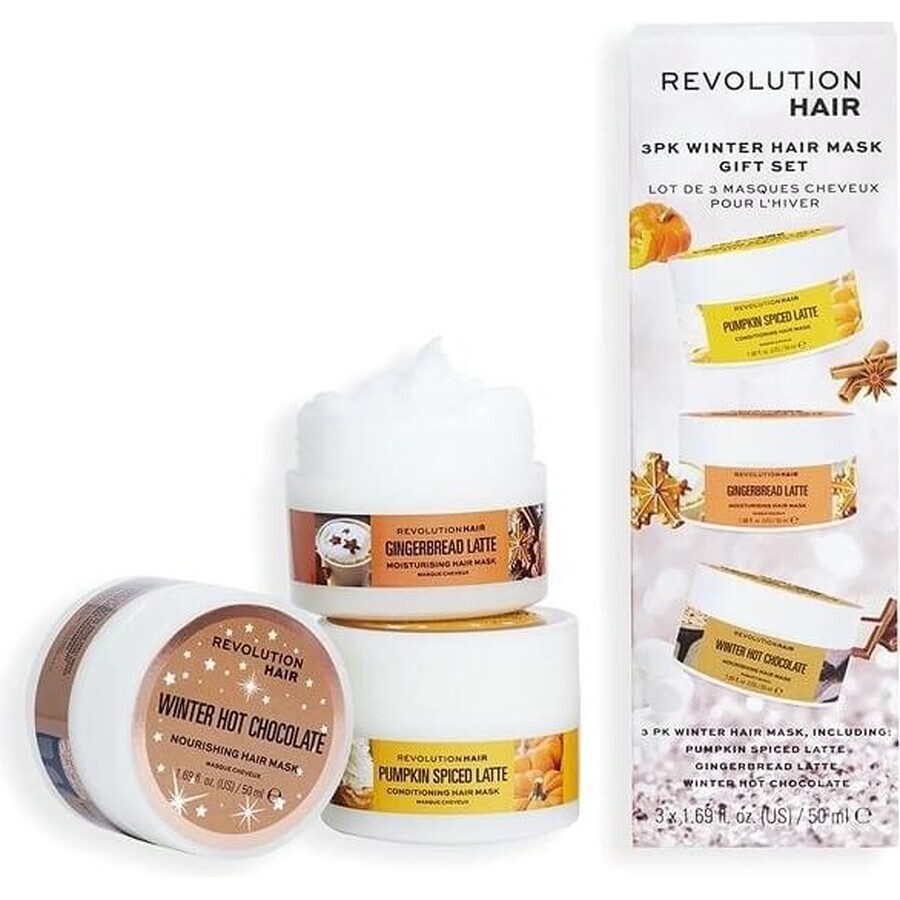 Revolution Haircare, 3pk Winter Hair Mask Gift Set 1×1 set, set cadou