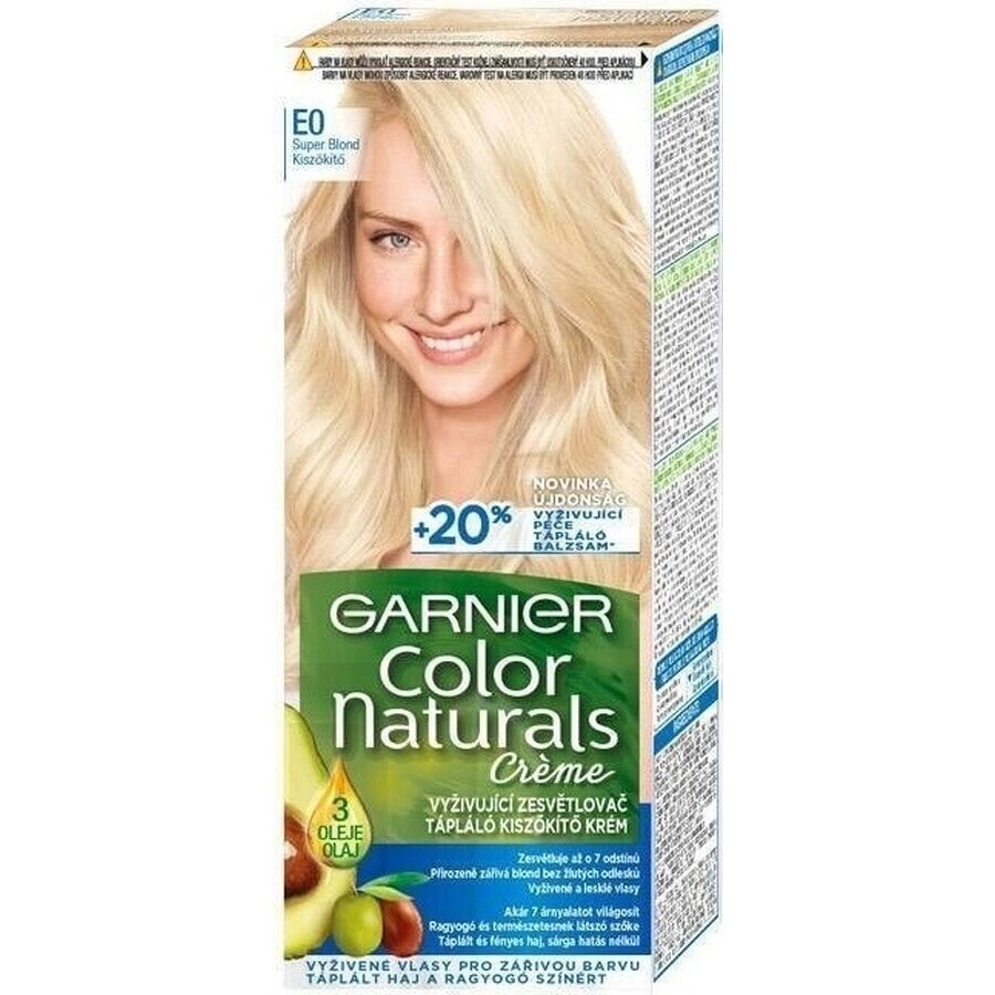 Garnier Color Naturals permanente haarkleuring E0 Super Blond 1×1 stuk, haarkleuring