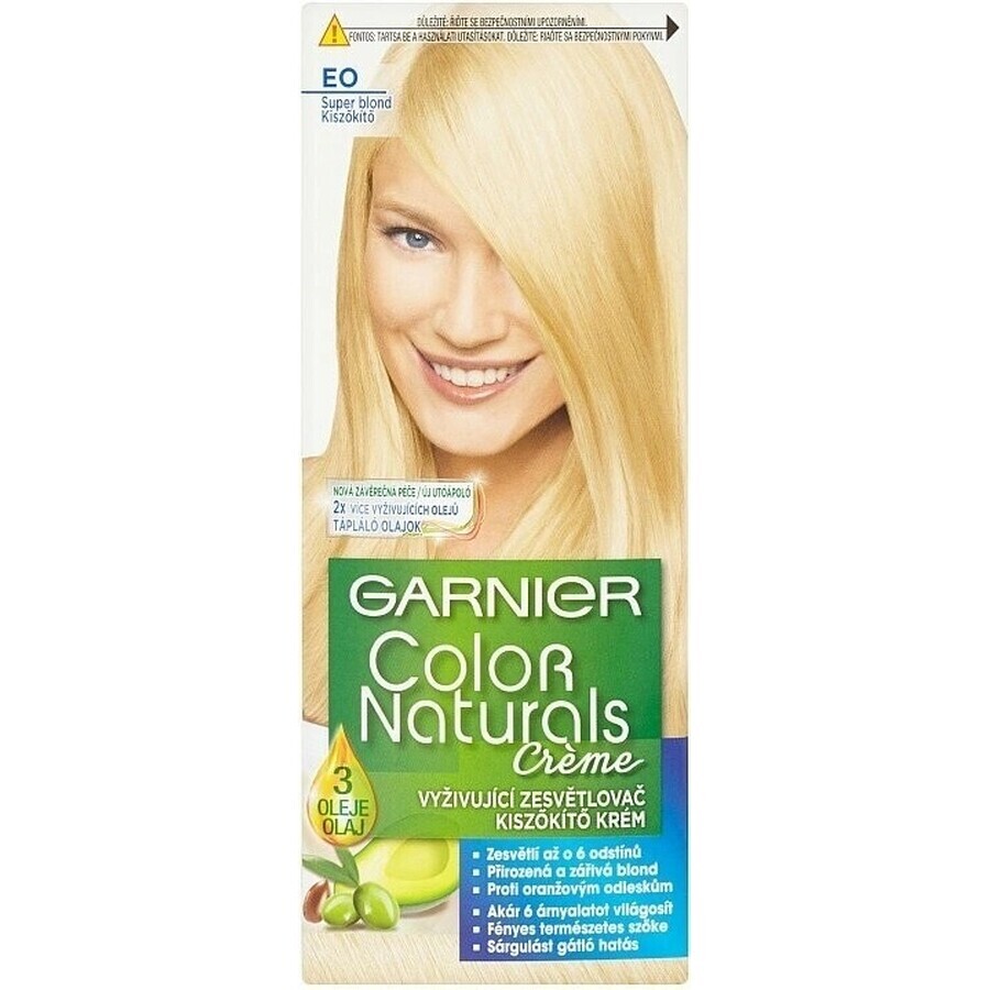 Garnier Color Naturals permanente haarkleuring E0 Super Blond 1×1 stuk, haarkleuring