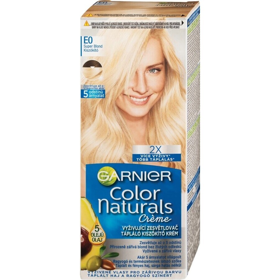 Garnier Color Naturals permanente haarkleuring E0 Super Blond 1×1 stuk, haarkleuring