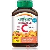 JAMIESON VITAMINE C 500 mg perzik 1×120 tbl, vitamine C