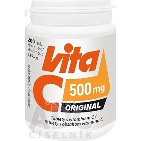 Vitabalans Vita C 500 mg ORIGINAL 1×200 tbl, vitamin C