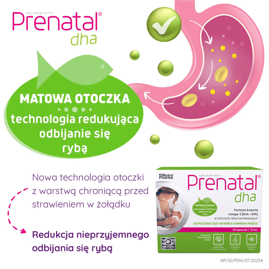 Set Prenatal Uno, 30 capsule + 30 capsule + Prenatal DHA, 30 capsule + sticlă gratuită