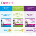 Set Prenatal Uno, 30 capsule + 30 capsule + Prenatal DHA, 30 capsule + sticlă gratuită