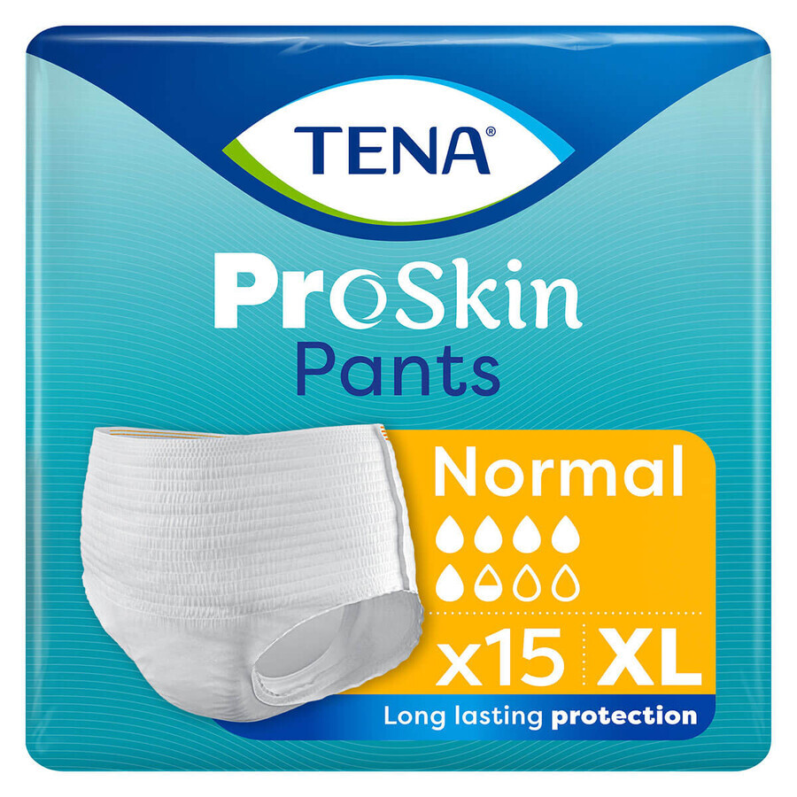 Tena Pants ProSkin, absorberende slip, maat XL, 120-160 cm, Normaal, 15 stuks