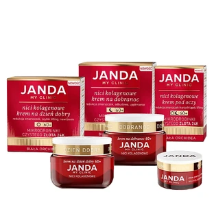 Kit Janda My Clinic Collagen Threads 60+, day cream 50 ml + night cream 50 ml + eye cream 15 ml