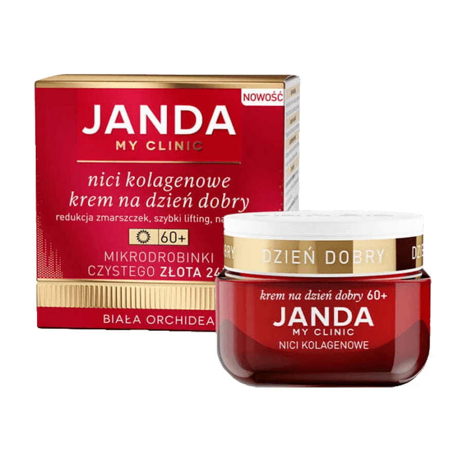 Kit Janda My Clinic Collagen Threads 60+, Tagescreme 50 ml + Nachtcreme 50 ml + Augencreme 15 ml
