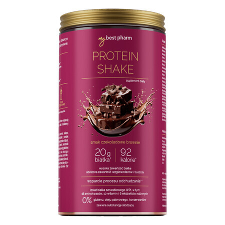 MyBestProteinSHAKE, gusto brownie al cioccolato, 450 g