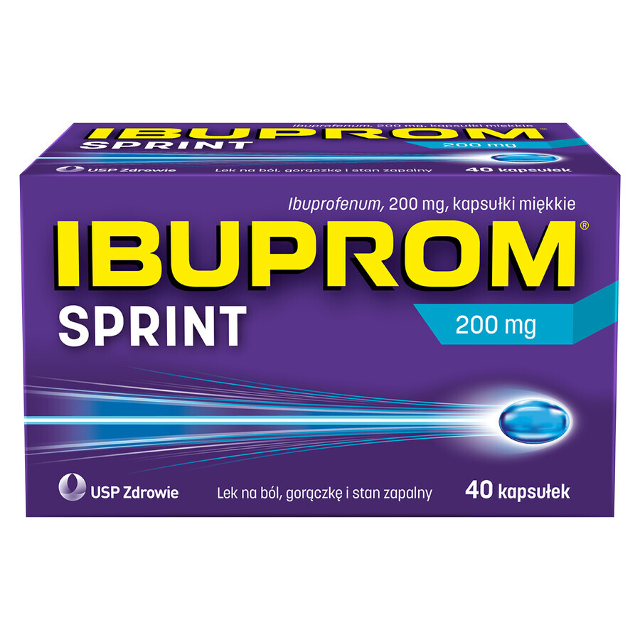 Ibuprom Sprint 200 mg, 40 softgels