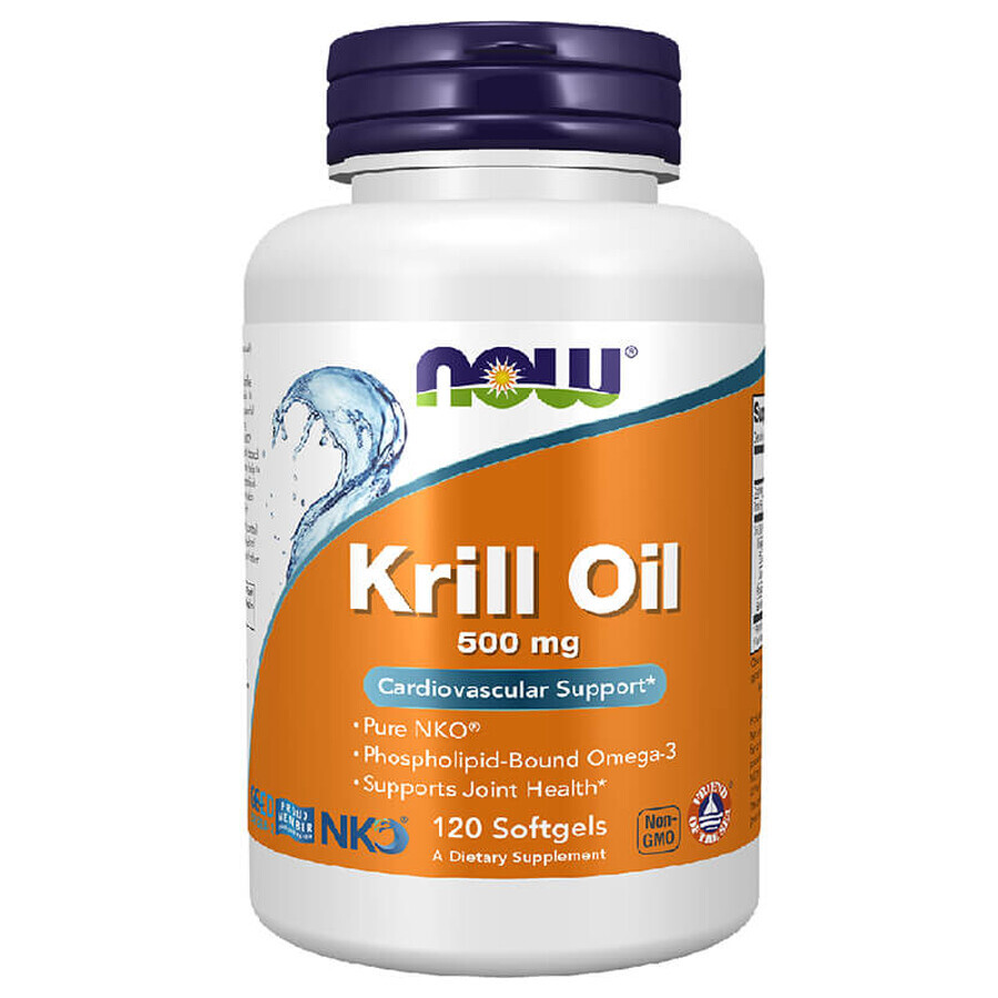 Now Foods Krill Oil, Krill Oil 500 mg, 120 capsules