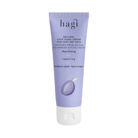 Hagi Na Crème pour les mains à la prune avec des lipides naturels, réparatrice, peaux très sèches, 50 ml