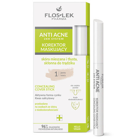 Floslek Pharma Anti Acne 24h System, anticearcăn, 1 lumină, 1 buc