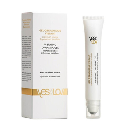 YESforLOV, vloeibare vibrator voor allebei, 20 ml