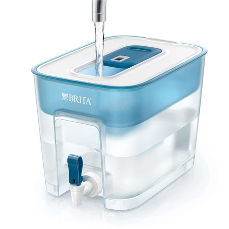 Brita Flow, 8,2 l filterdispenser met kraan, blauw + Maxtra Pro Pure Performance filter, 1 st