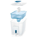 Brita Flow, 8,2 l filterdispenser met kraan, blauw + Maxtra Pro Pure Performance filter, 1 st