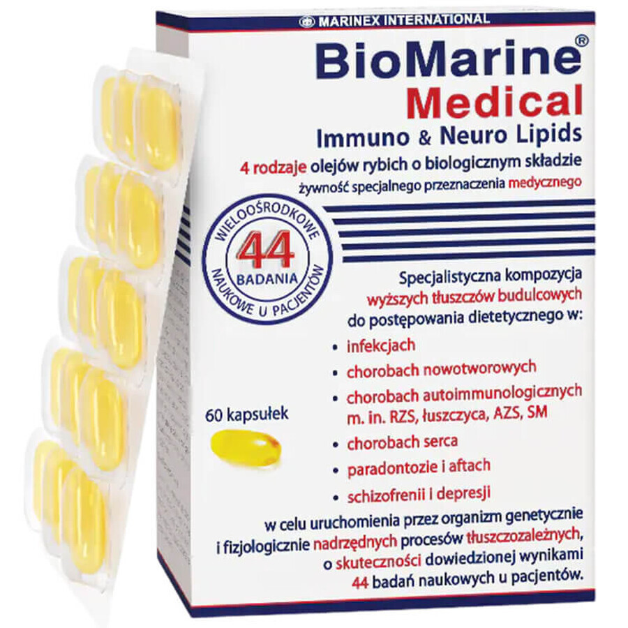 Biomarine Medische Immuno & Neuro Lipiden, 60 capsules