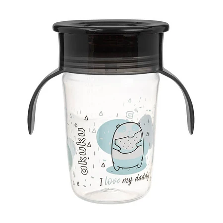 AKUKU, 360 druppelglas, donker, 240 ml