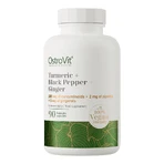 OstroVit Kurkuma + zwarte peper + gember, 90 capsules