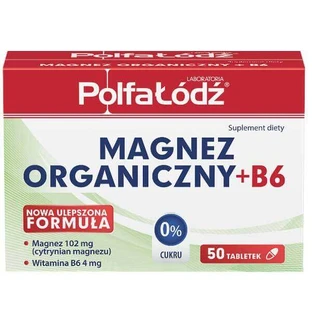 Laboratoria PolfaŁódź Bio-Magnesium + B6, 50 Tabletten