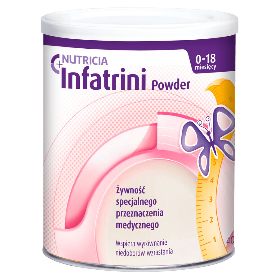 Infatrini Powder, latte artificiale, dalla nascita, 400 g