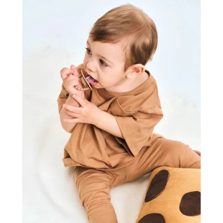 Luu Kids, fopspeen, positionering, silicone, Melk Hazelnoot, vanaf 6 maanden, 1 stuk