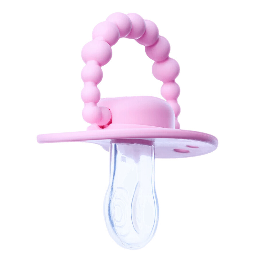 Luu Kids, fopspeen, positionering, silicone, Pink A Boo, vanaf 6 maanden, 1 stuk