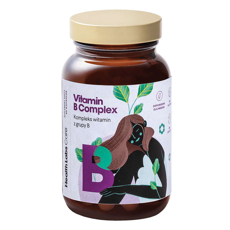 Health Labs Vitamin B Complex Kit, 60 gélules + MagneMe Day, 60 gélules + Night, 60 gélules + free bag