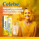 Cetebe Vitamin C 1000 + Acerola + B-complex, lemon flavor, 20 effervescent tablets