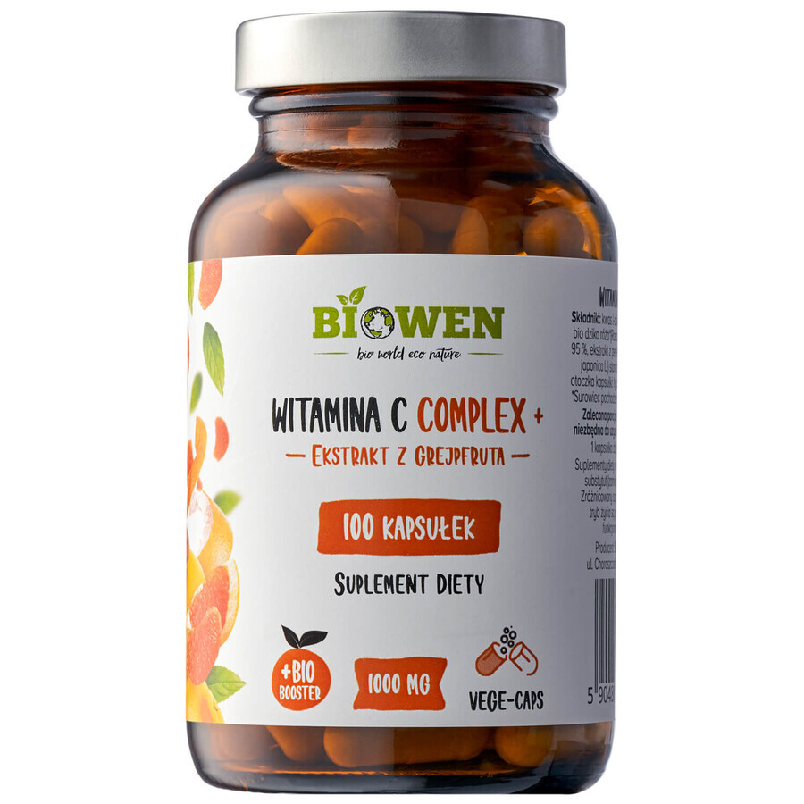 Biowen Complejo Vitamina C, 100 cápsulas