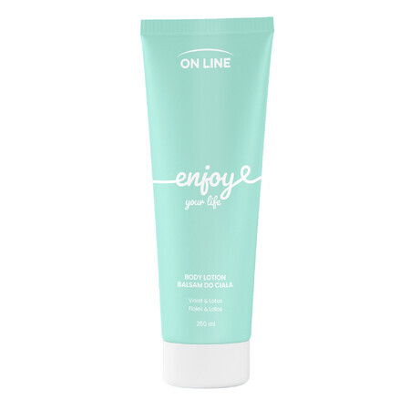 On Line Enjoy bodylotion, violet en lotus, 250 ml