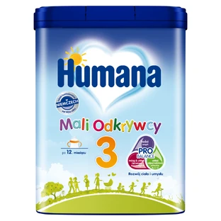 Humana 3 Mali Odkrywcy, produkt na bazie mleka, po 12 miesiącu, 650 g