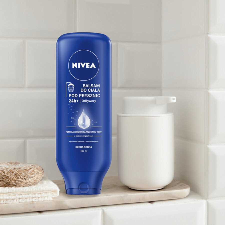 Nivea nourishing body lotion for shower, dry skin, 400 ml