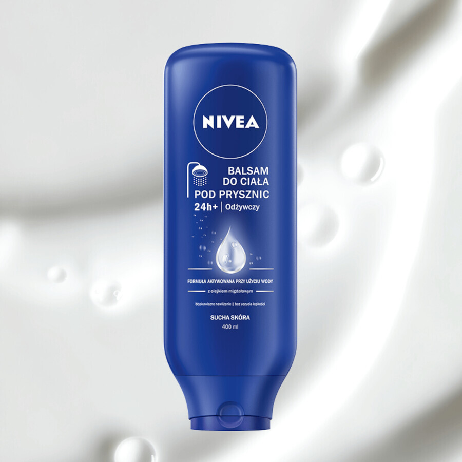 Nivea nourishing body lotion for shower, dry skin, 400 ml